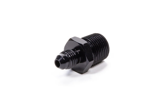 FRAGOLA Straight Adapter Fitting #4 x 3/8 MPT Black FRAGOLA