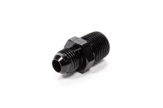 FRAGOLA Straight Adapter Fitting #6 x 3/8 MPT Black FRAGOLA