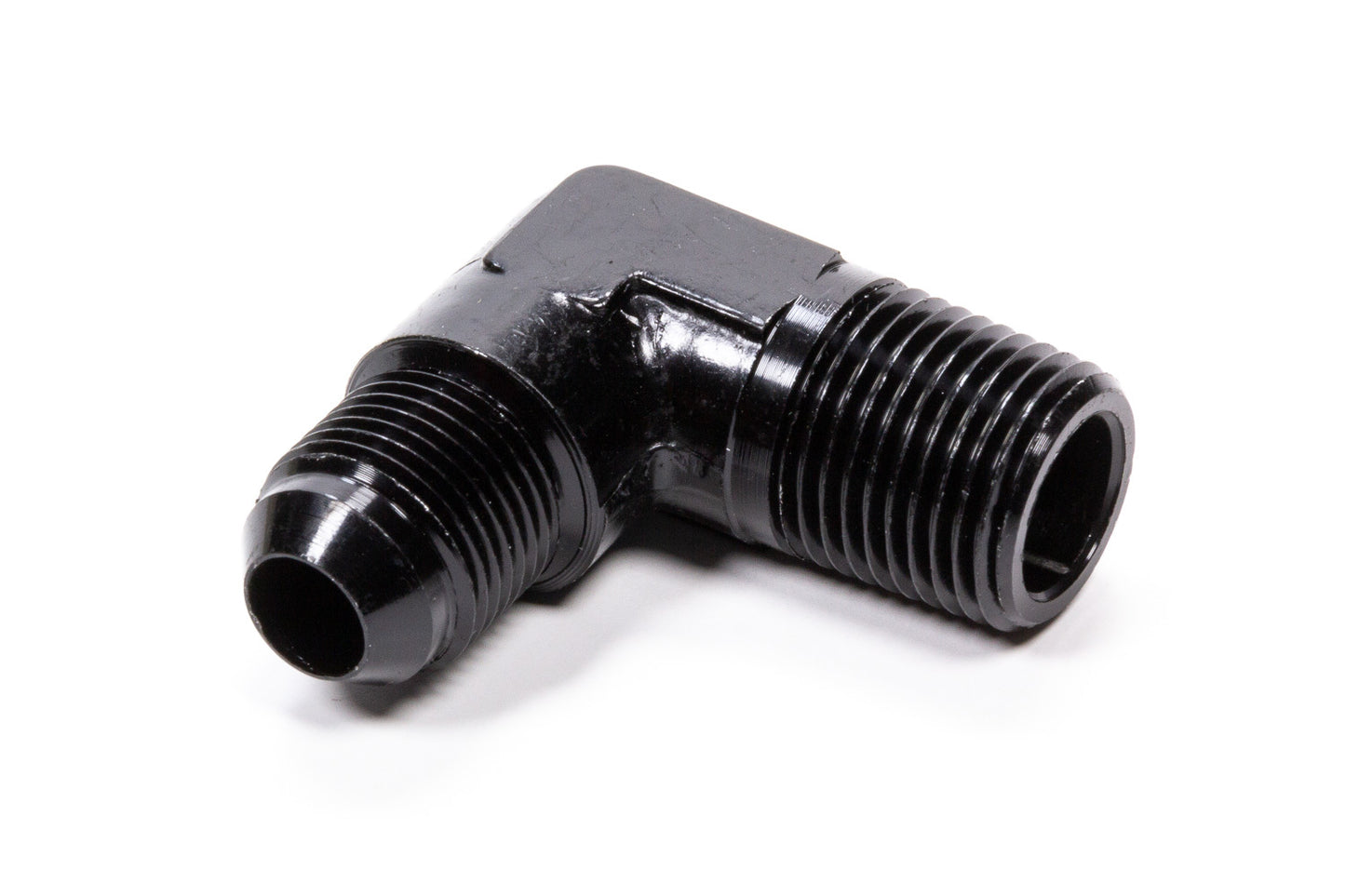 FRAGOLA 90 Deg Adapter Fitting #8 x 1/2 MPT Black FRAGOLA