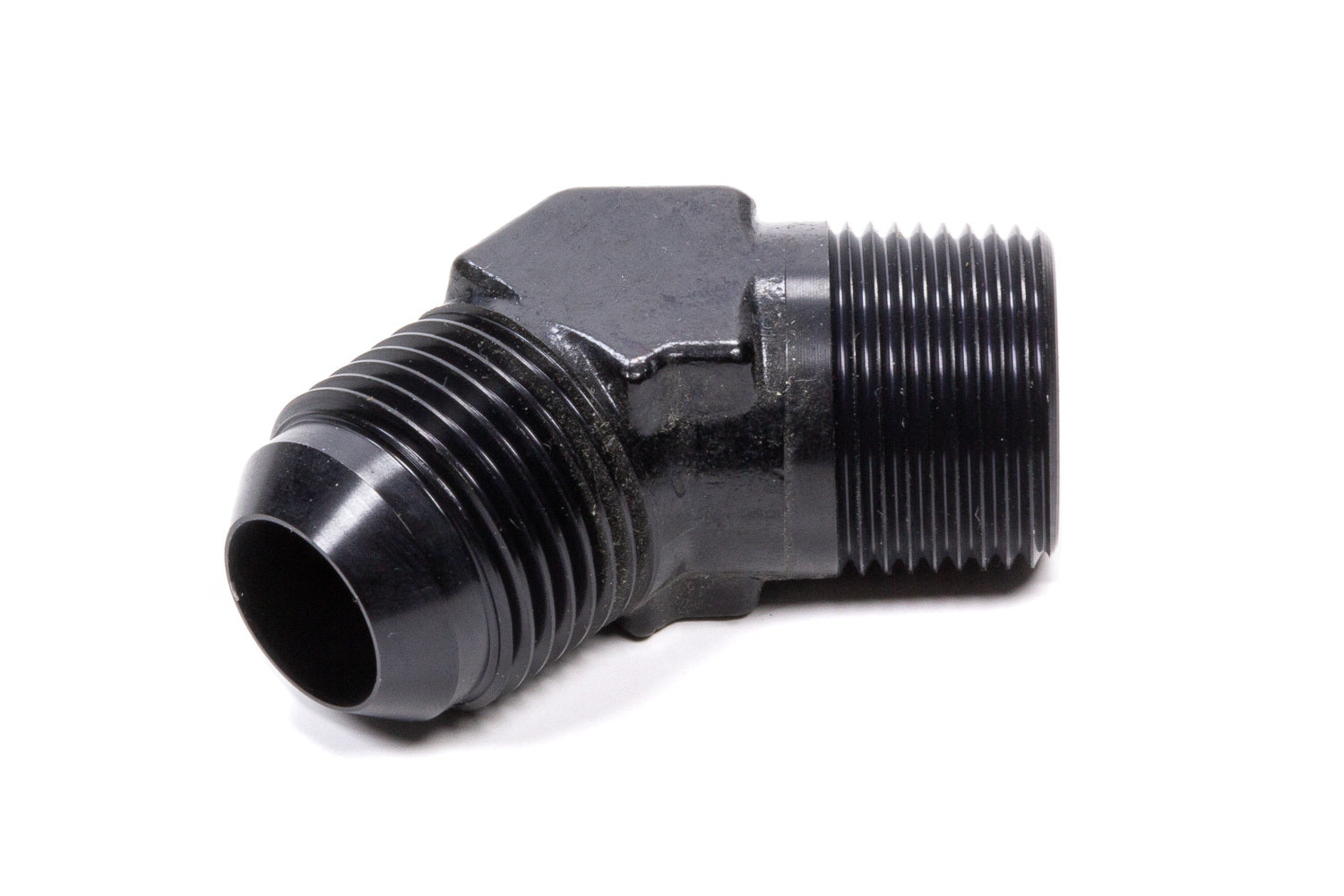 FRAGOLA 45 Deg Adapter Fitting #10  x 3/8 MPT Black FRAGOLA