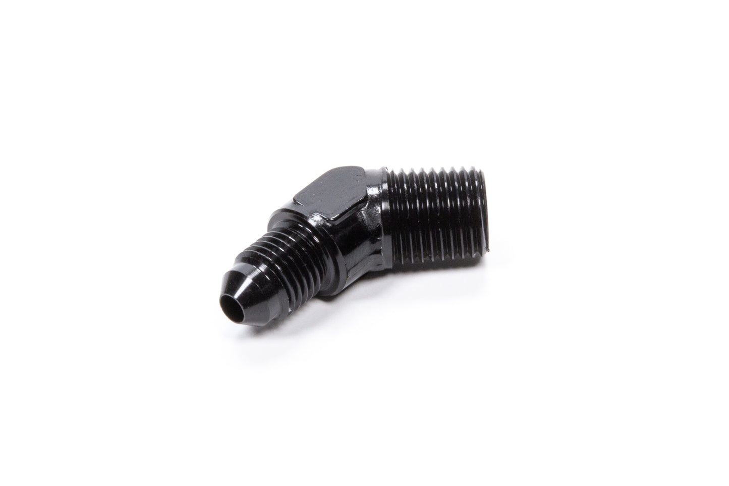 FRAGOLA 45 Deg Adapter Fitting #4 x 1/4 MPT Black FRAGOLA