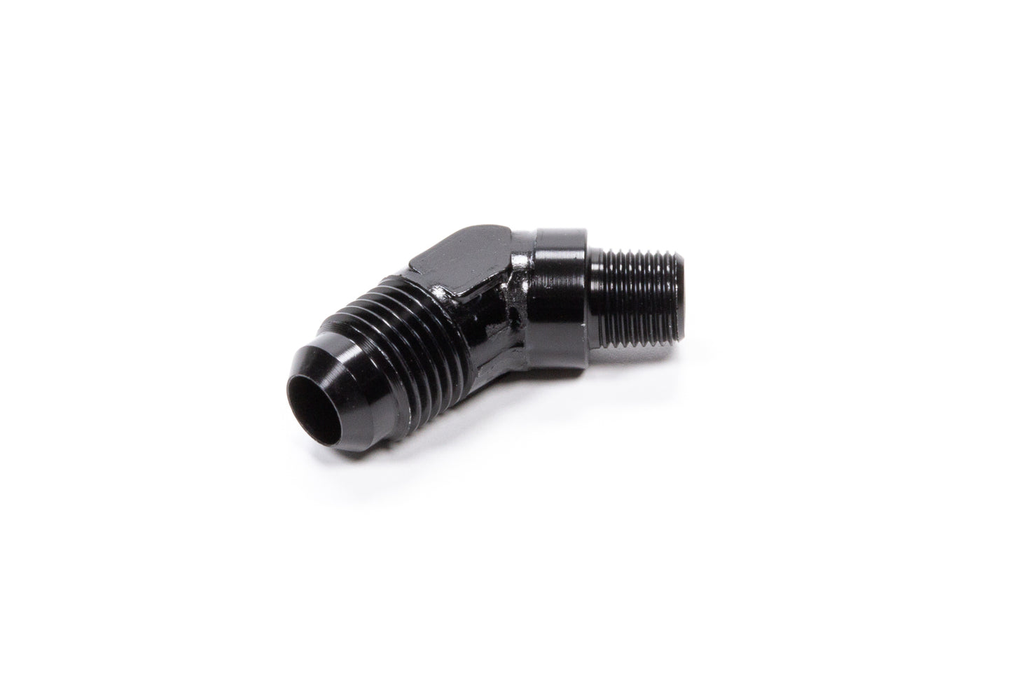 FRAGOLA 45 Deg Adapter Fitting #6 x 1/8 MPT Black FRAGOLA