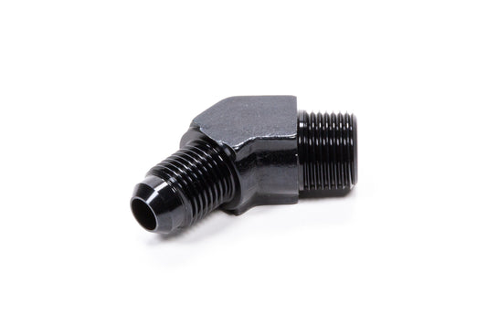 FRAGOLA 45 Deg Adapter Fitting #6 x 3/8 MPT Black FRAGOLA