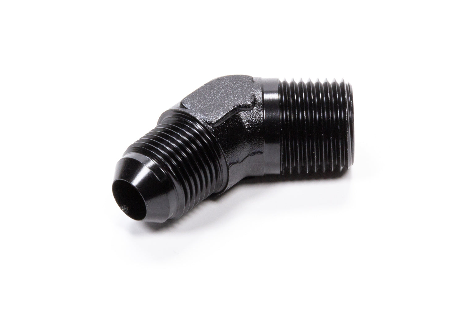 FRAGOLA 45 Deg Adapter Fitting #8 x 1/2 MPT Black FRAGOLA