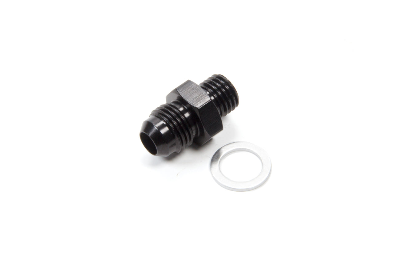 FRAGOLA Male Adapter Fitting #6 x 9/16-24 Holley Blk FRAGOLA