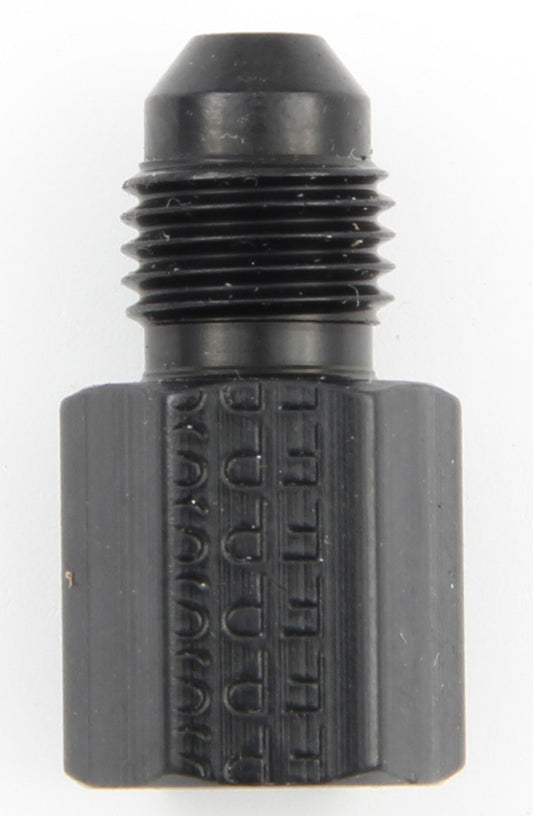 FRAGOLA Gauge Adapter Fitting #3 x 1/8 FPT Str Black FRAGOLA