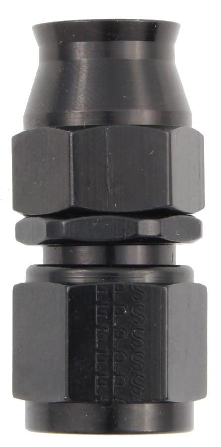 FRAGOLA Hose Fitting #4 Straight PTFE Black FRAGOLA