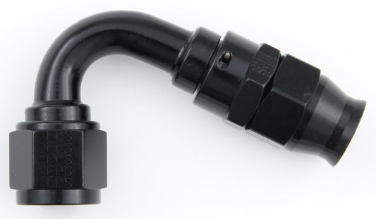 FRAGOLA Hose Fitting #6 120 Deg PTFE Black FRAGOLA