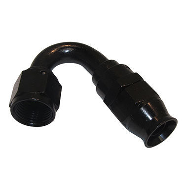 FRAGOLA Hose Fitting #12 150 Deg PTFE Black FRAGOLA