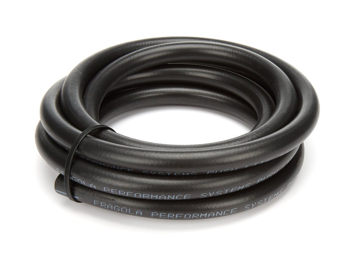 FRAGOLA #4 Push-Lite  Hose 10ft Hi-Temp - Black FRAGOLA