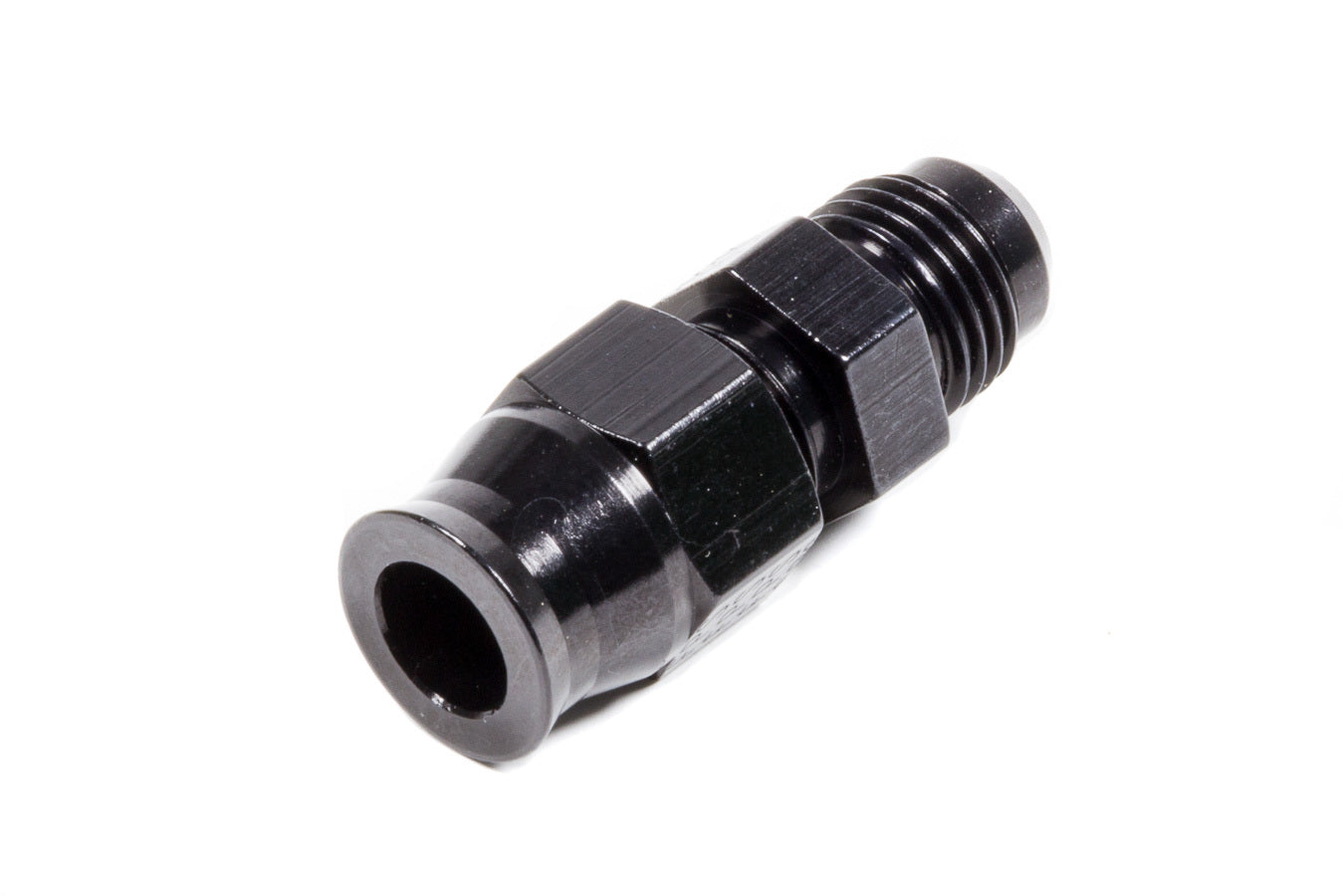 FRAGOLA 6AN Male to 3/8in Tube Adapter Fitting  Black FRAGOLA