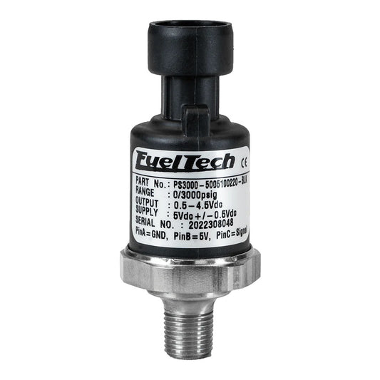 FUELTECH USA 0-150 PSI Pressure Series  (Black Series)) FUELTECH USA