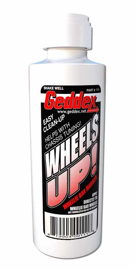 GEDDEX Wheels Up Wheelie Bar Marker White 3oz Bottle GEDDEX