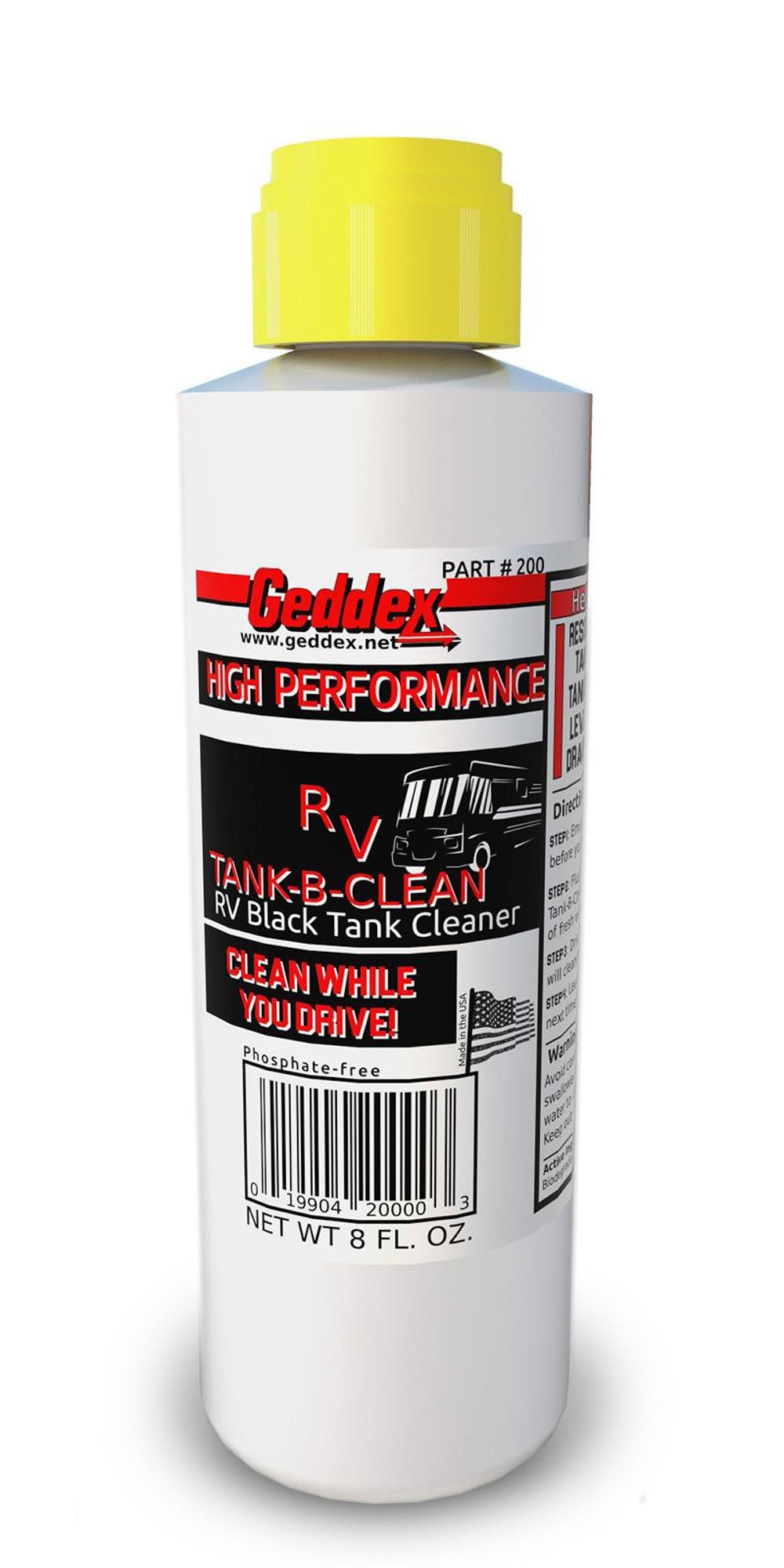 GEDDEX RV Tank Cleaner 8 Oz. GEDDEX