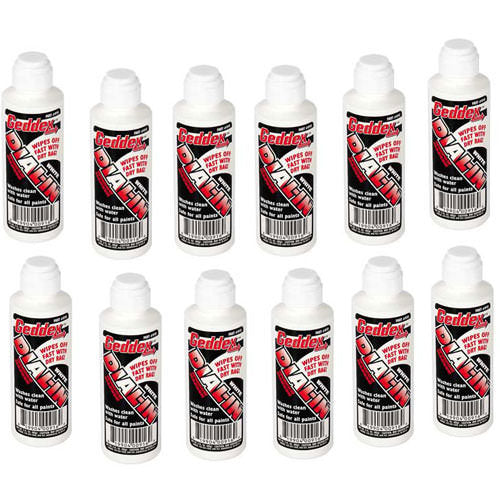 GEDDEX Dial-In Window Marker White Case 12x3oz Bottle GEDDEX