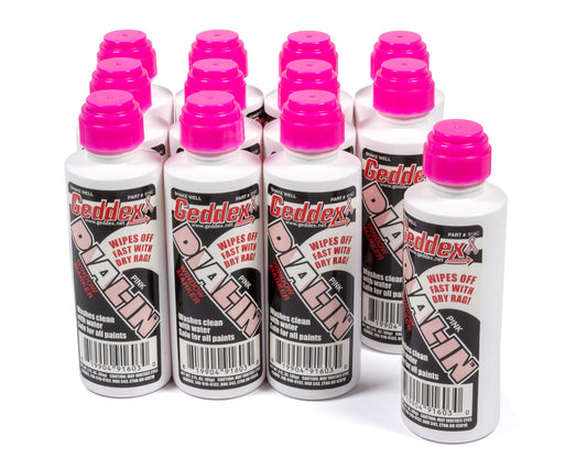 GEDDEX Dial-In Window Marker Pink Case 12x3oz Bottle GEDDEX