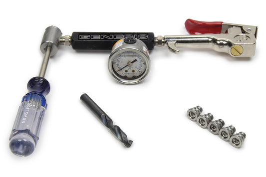 GENESIS SHOCKS Non-Schrader Valve Re- Charge Tool Kit GENESIS SHOCKS