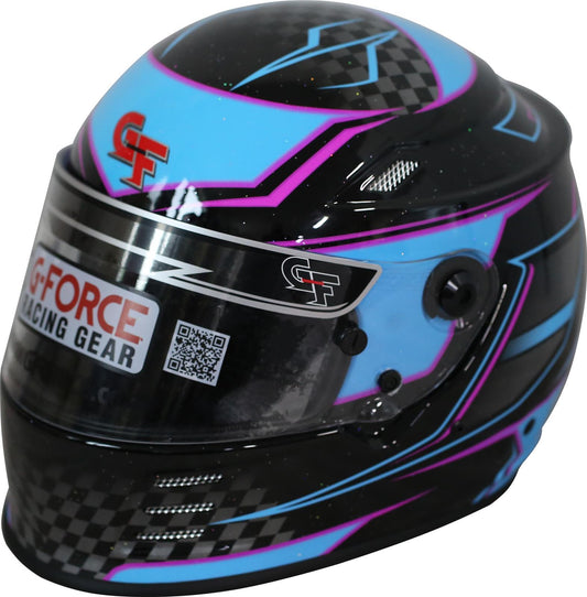 G-FORCE HELMET REVO GRAPHICS LRG BLUE SA2020 G-FORCE