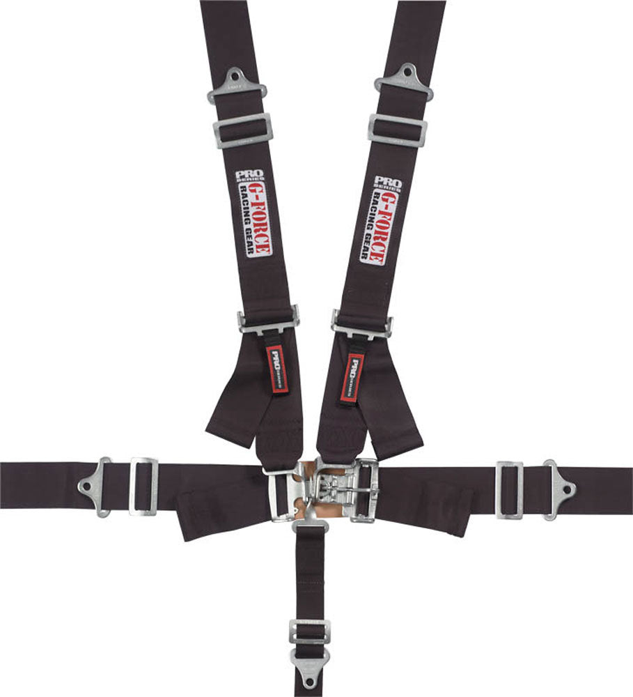 G-FORCE Indivd. Shoulder Harness Pull-Down Blk Pro Series G-FORCE