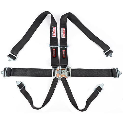 G-FORCE 6pt Harness Set L&L Black Indiv Shldr G-FORCE