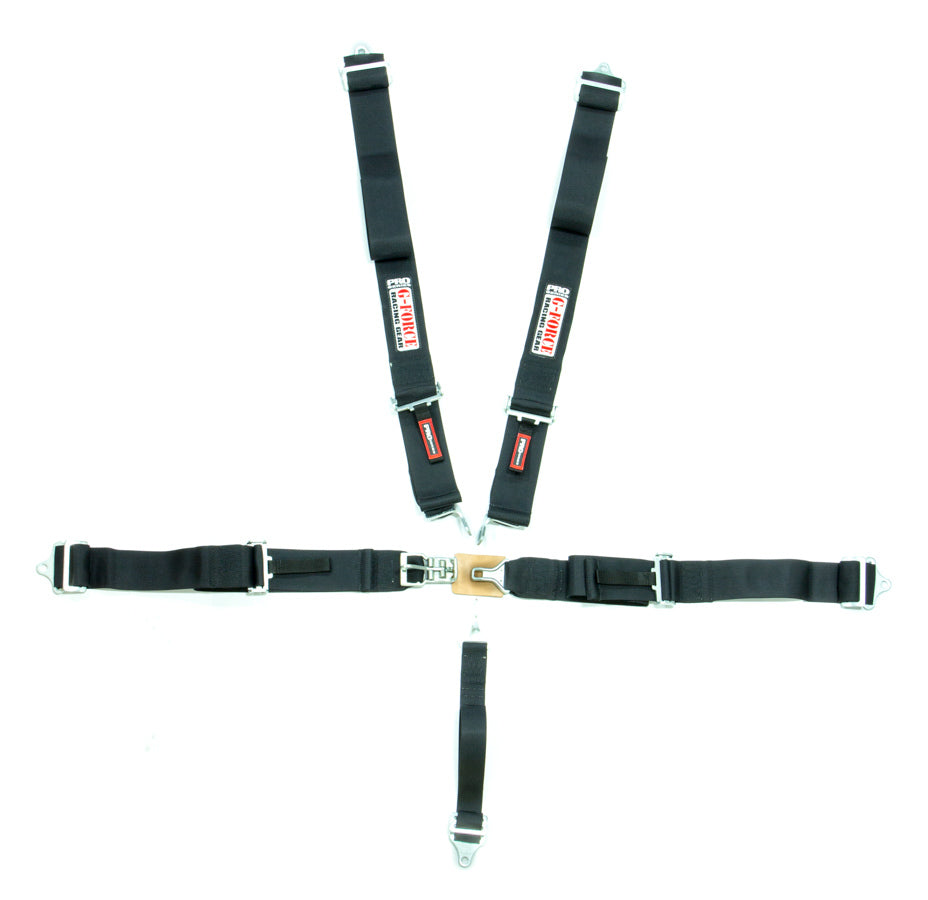 G-FORCE Indivd. Shoulder Harness Pull-Up Blk Pro Series G-FORCE