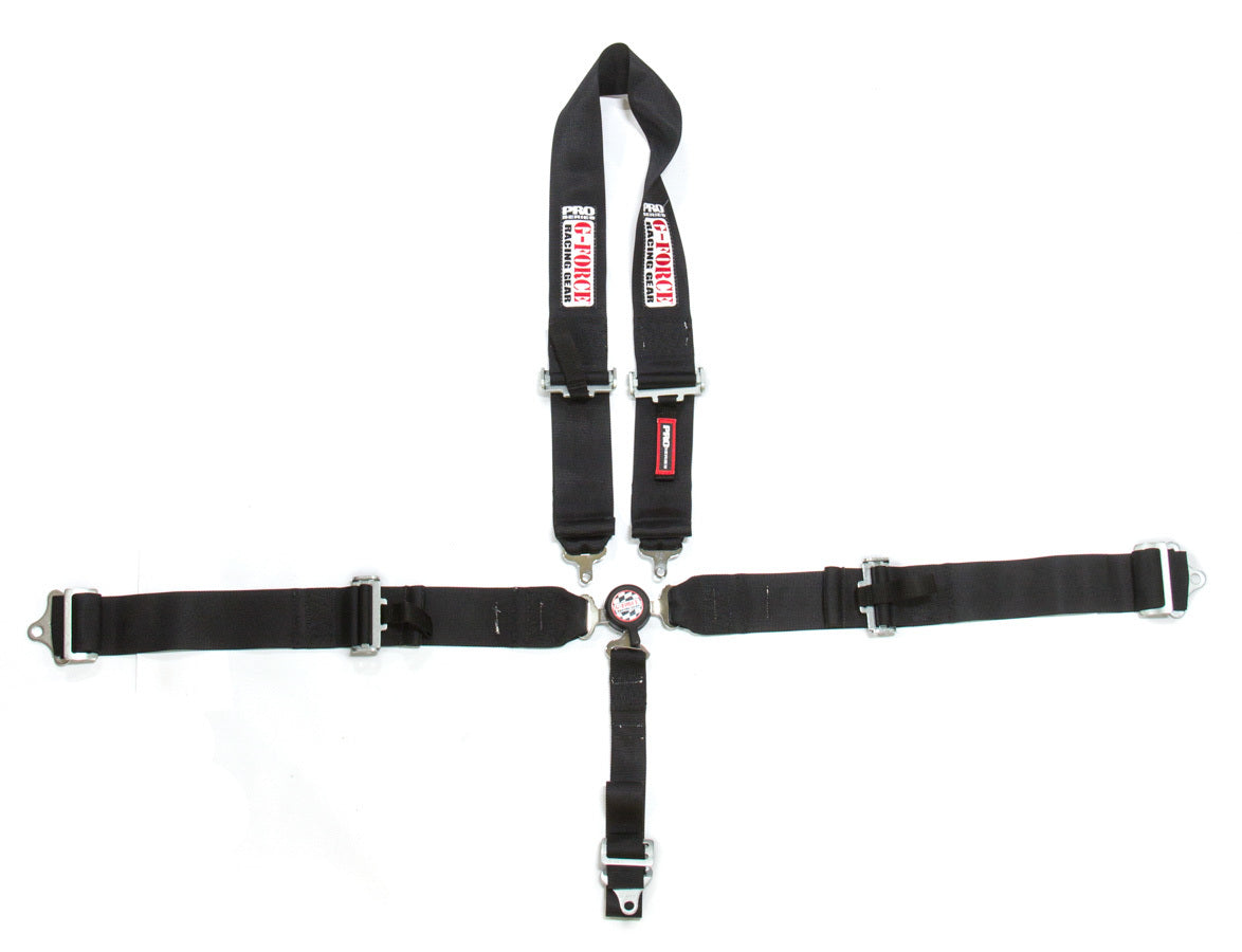 G-FORCE U-Type Harness Camlock Black 5pt Pro Series G-FORCE