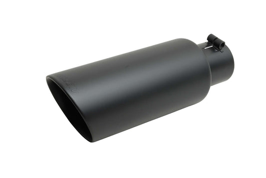 GIBSON EXHAUST Black Ceramic Double Wal led Angle Exhaust Tip GIBSON EXHAUST