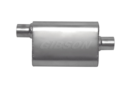 GIBSON EXHAUST CFT Superflow Offset/Cen ter Oval Muffler Stainle GIBSON EXHAUST