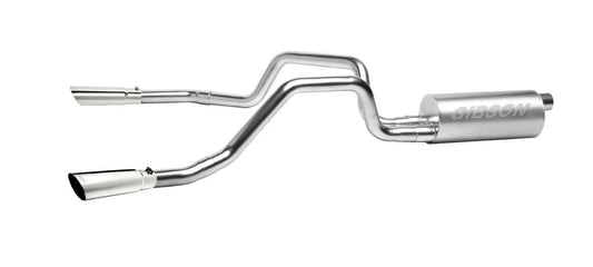 GIBSON EXHAUST Cat-Back Dual Split Exha ust System  Aluminized GIBSON EXHAUST