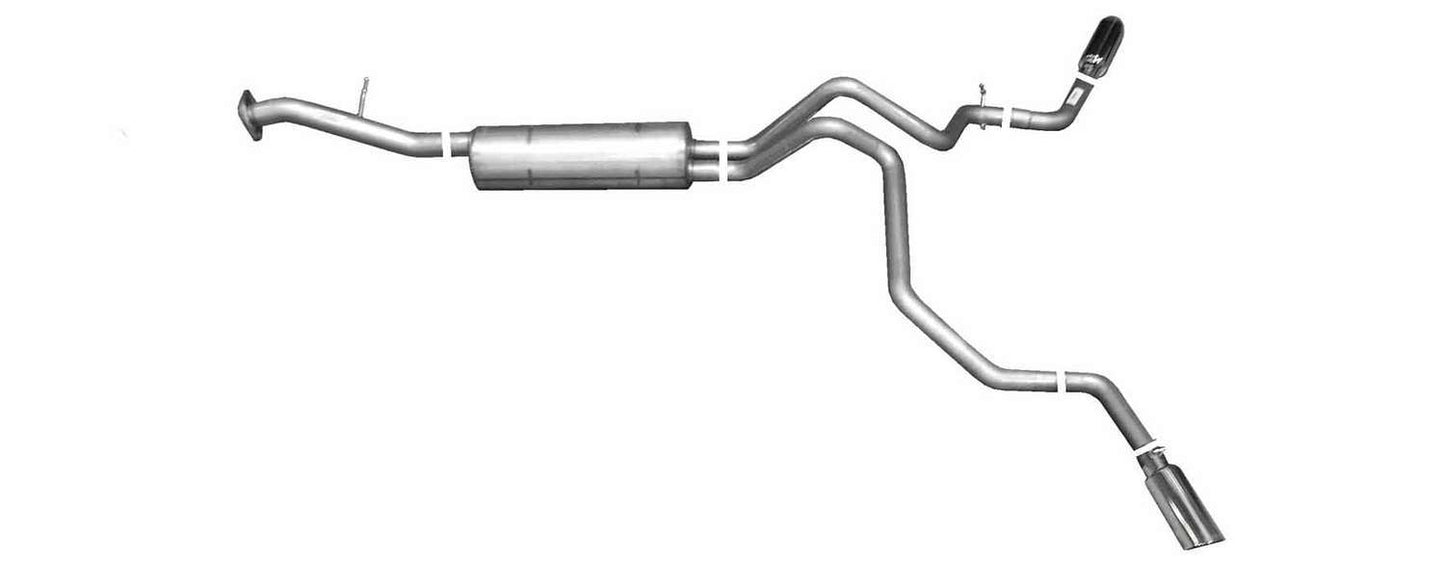 GIBSON EXHAUST Cat-Back Dual Extreme Ex haust System  Aluminized GIBSON EXHAUST