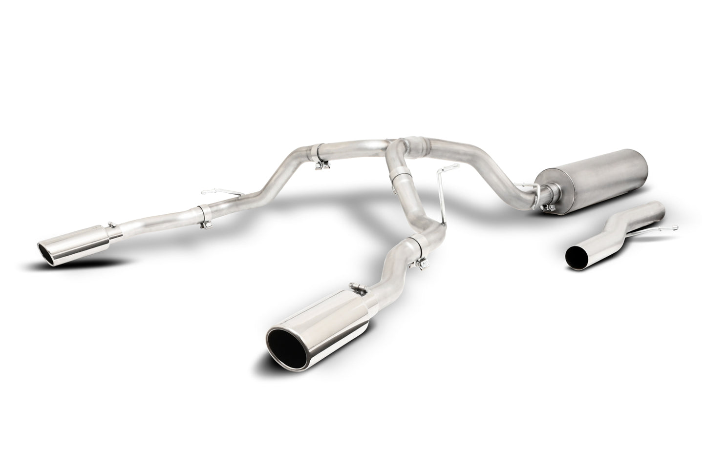 GIBSON EXHAUST Cat-Back Dual Split Exha ust System Stainless GIBSON EXHAUST