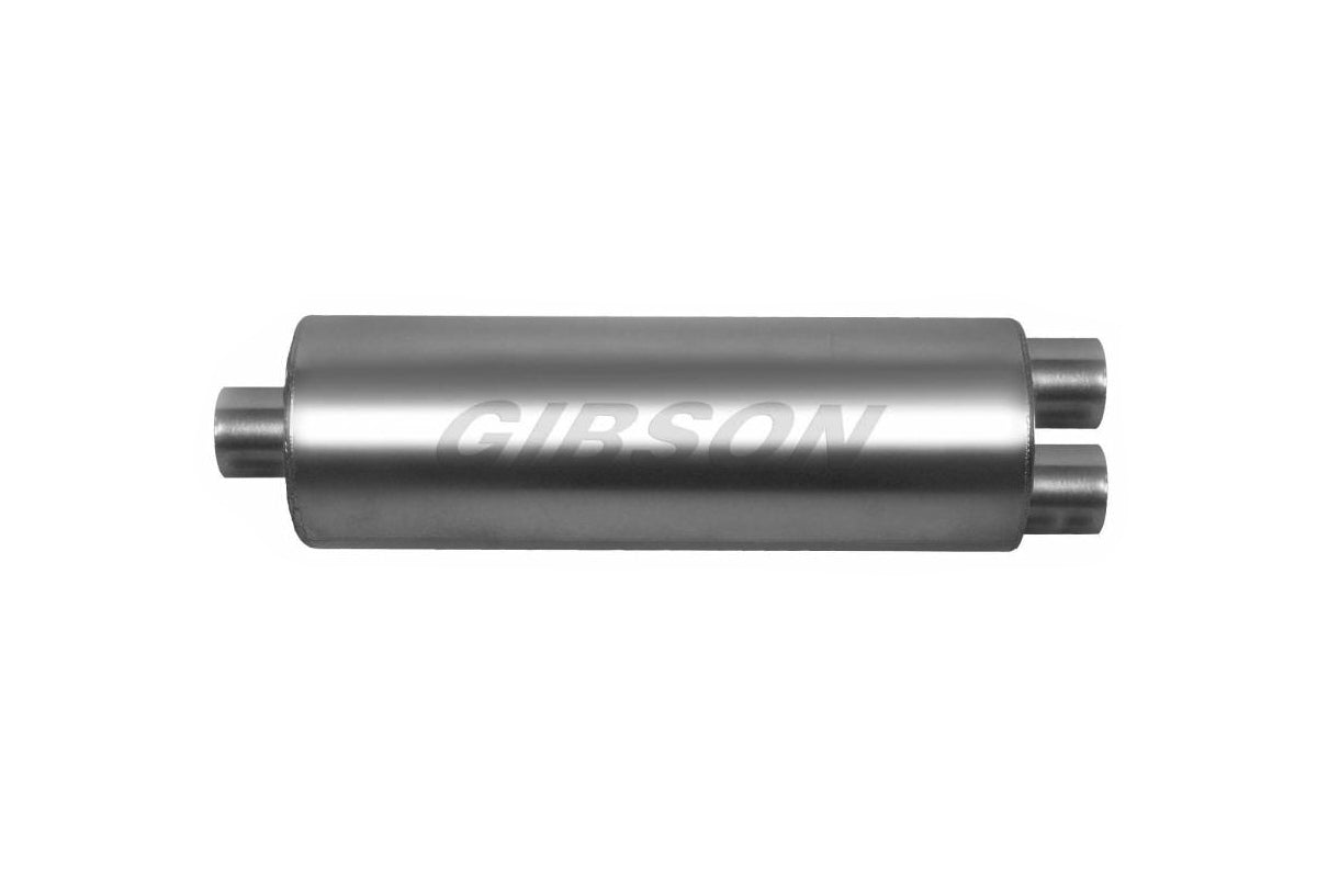 GIBSON EXHAUST Round Muffler GIBSON EXHAUST