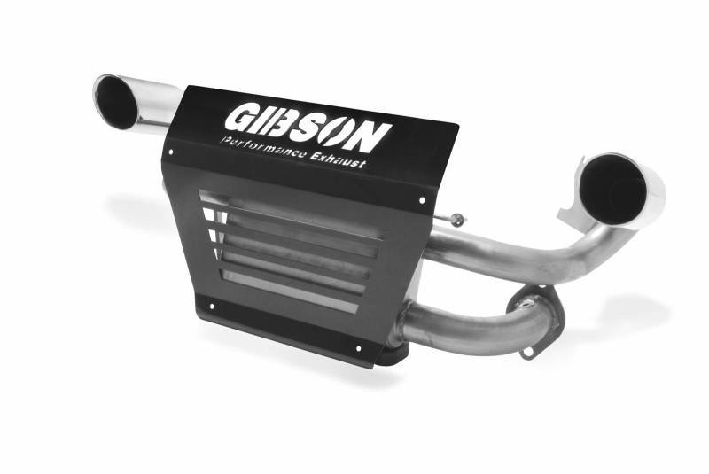 GIBSON EXHAUST Polaris UTV Dual Exhaust Stainless GIBSON EXHAUST