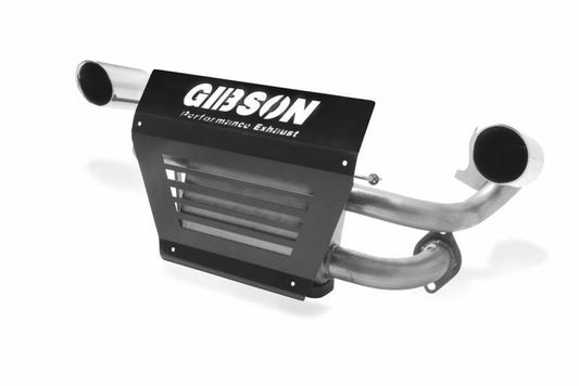 GIBSON EXHAUST Polaris UTV Dual Exhaust Stainless GIBSON EXHAUST