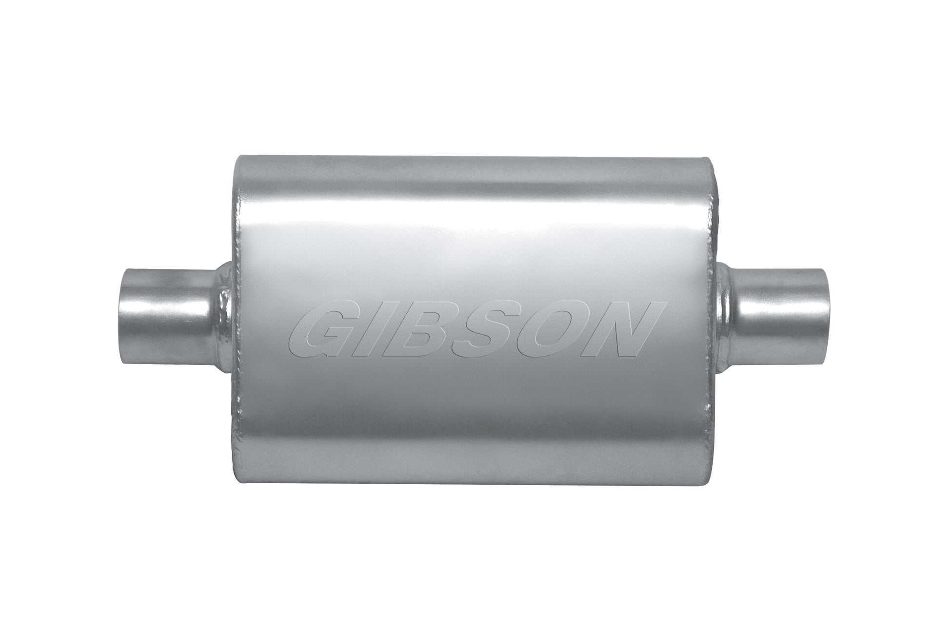 GIBSON EXHAUST Stainless Steel Muffler 3in Center/Center GIBSON EXHAUST