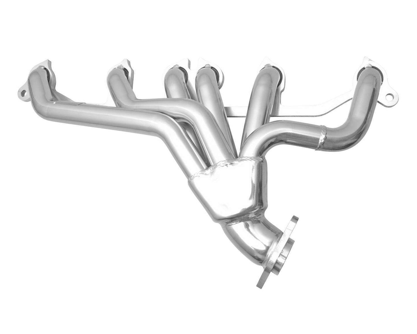 GIBSON EXHAUST Header Jeep 4.0 Silver Ceramic Coated Shorty GIBSON EXHAUST