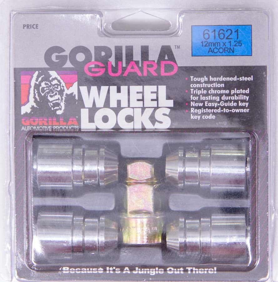 GORILLA Wheel Locks 12mmx1.25 Acorn 4pk GORILLA