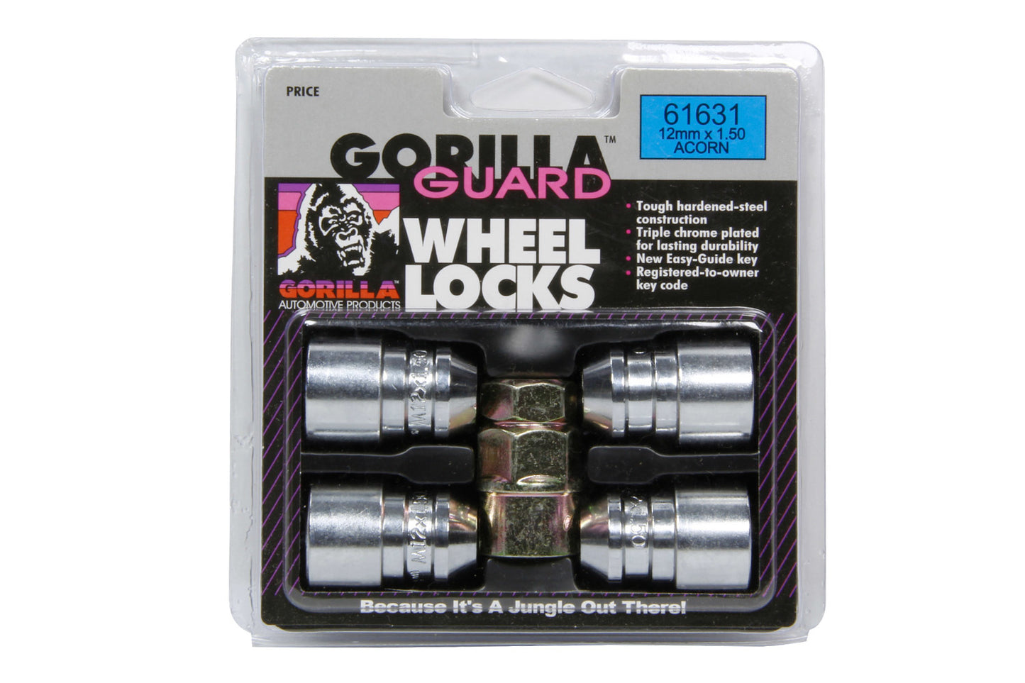 GORILLA 4 Gorilla Guard Locks Acorn 12mm x 1.50 GORILLA