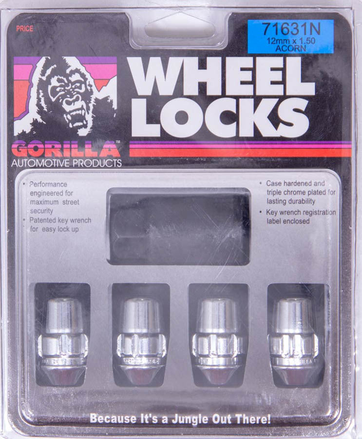 GORILLA Wheel Lock 14MM x 1.50 Conical (4) GORILLA