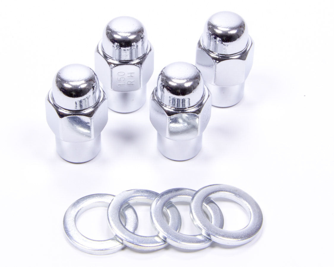 GORILLA Lug Nuts 1/2in Standard Mag Chrome 4pk GORILLA