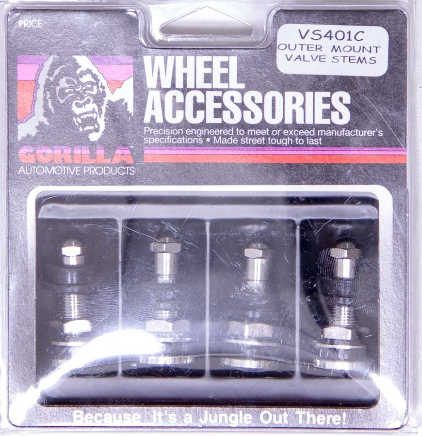 GORILLA Outer Mount Valve Stems 4 pack GORILLA