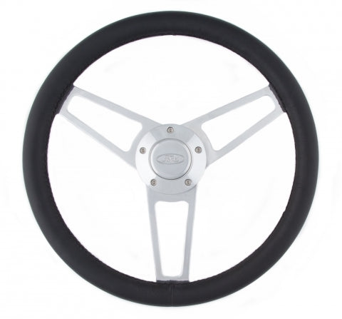 GRANT Billet Series Leather St eering Wheel Ford Logo GRANT