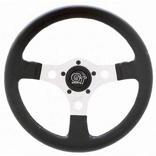 GRANT Steering Wheel Formula GT 12in 5-Bolt Sil/Blk GRANT