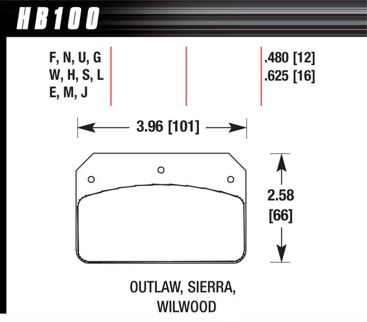 HAWK BRAKE Dynalite DTC-30 HAWK BRAKE