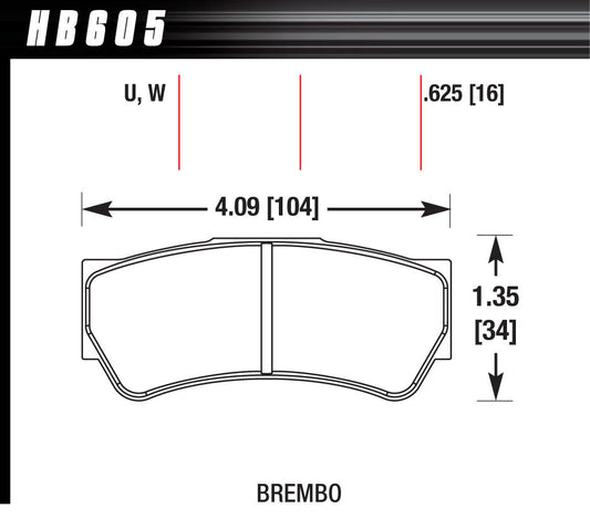 HAWK BRAKE Brembo DTC-30 Brake Pads HAWK BRAKE