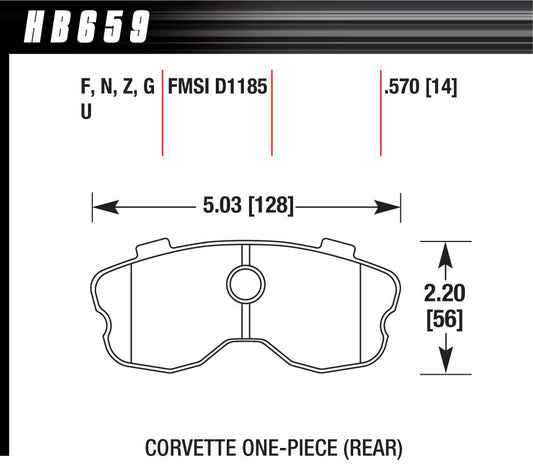 HAWK BRAKE Performance Street Brake Pads (4) HAWK BRAKE