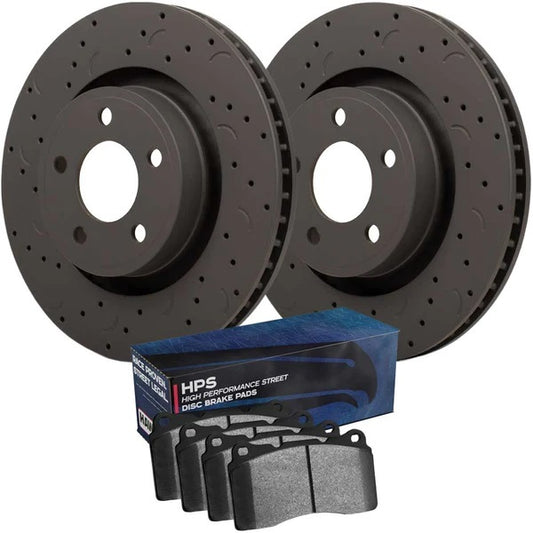 HAWK BRAKE Brake Rotor & Pad Kit Rear GM HAWK BRAKE