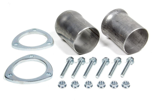 HEDMAN 3in Ball & Socket Flange Kit Aluminized HEDMAN