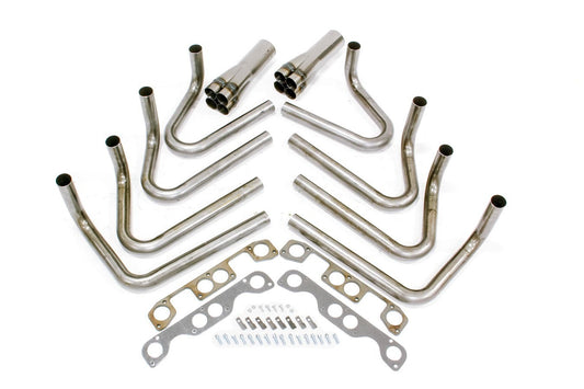 HEDMAN SBC Weld-Up Header Kit 2in Brodix Spread Port HEDMAN