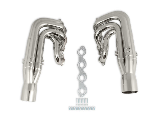 HOOKER BBC Dragster Headers Downswept 3-Step Chrome HOOKER